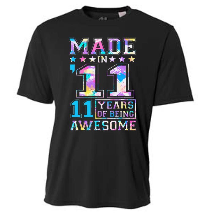 11 Year Old Gifts For 11th Birthday Gift Born In 2011 Cooling Performance Crew T-Shirt