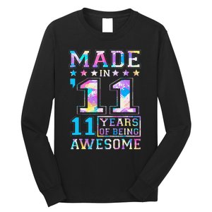 11 Year Old Gifts For 11th Birthday Gift Born In 2011 Long Sleeve Shirt