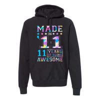 11 Year Old Gifts For 11th Birthday Gift Born In 2011 Premium Hoodie