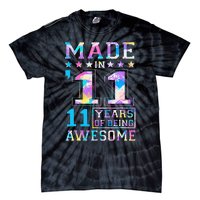 11 Year Old Gifts For 11th Birthday Gift Born In 2011 Tie-Dye T-Shirt