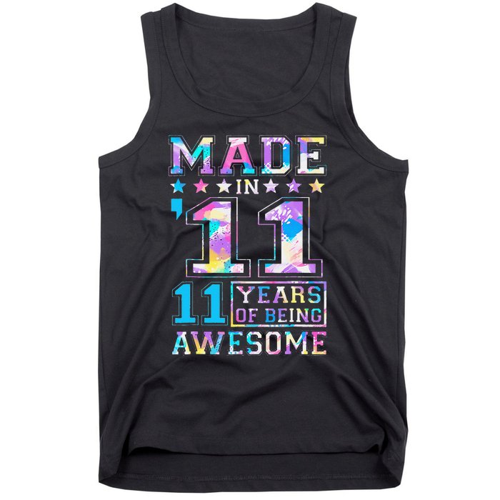 11 Year Old Gifts For 11th Birthday Gift Born In 2011 Tank Top