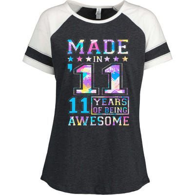 11 Year Old Gifts For 11th Birthday Gift Born In 2011 Enza Ladies Jersey Colorblock Tee