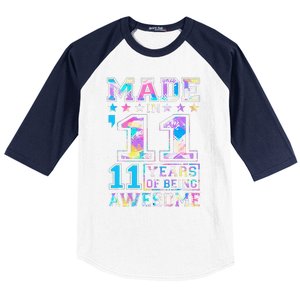 11 Year Old Gifts For 11th Birthday Gift Born In 2011 Baseball Sleeve Shirt