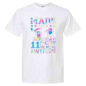 11 Year Old Gifts For 11th Birthday Gift Born In 2011 Garment-Dyed Heavyweight T-Shirt