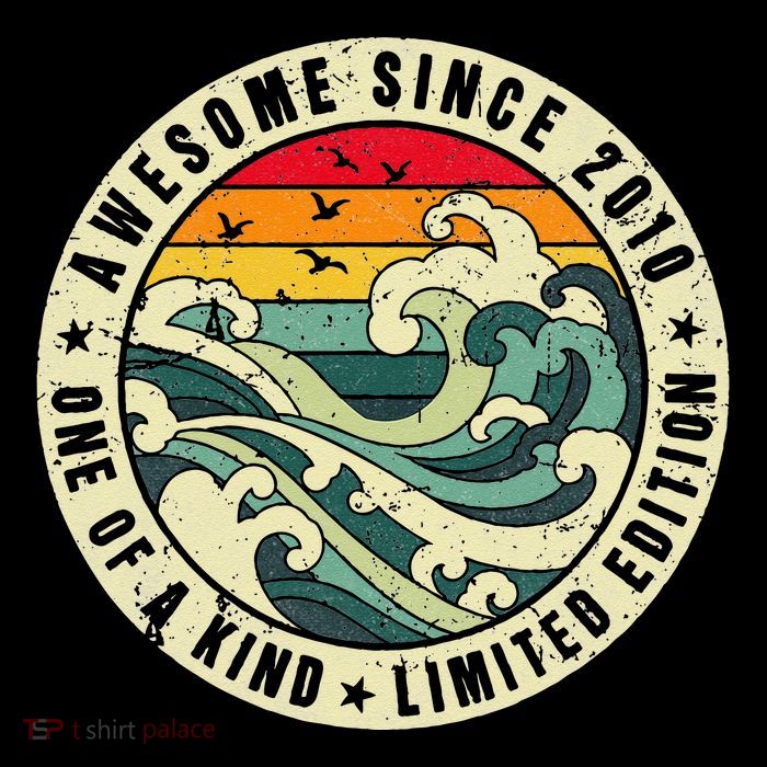 12 Year Old Gift Vintage Awesome Since 2010 Limited Edition T-Shirt