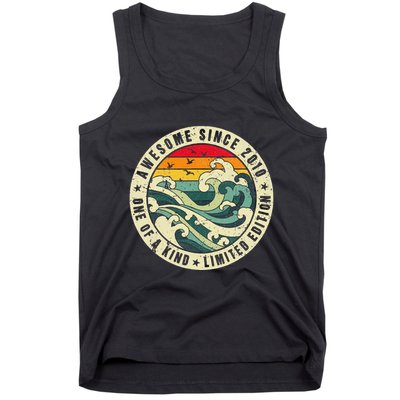 12 Year Old Gift Vintage Awesome Since 2010 Limited Edition Tank Top