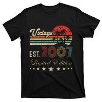 17th Years Old Vintage Limited 2007 Edition 17 Birthday T-Shirt