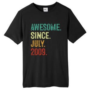 14 Year Old Awesome Since July 2009 14th Birthday Tall Fusion ChromaSoft Performance T-Shirt