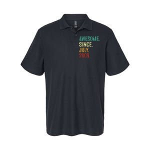 14 Year Old Awesome Since July 2009 14th Birthday Softstyle Adult Sport Polo