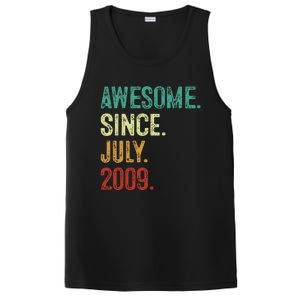 14 Year Old Awesome Since July 2009 14th Birthday PosiCharge Competitor Tank