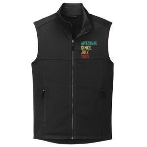 14 Year Old Awesome Since July 2009 14th Birthday Collective Smooth Fleece Vest