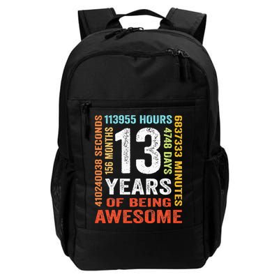 13 Years Old 13th Birthday Gift Vintage 156 Month Backpack