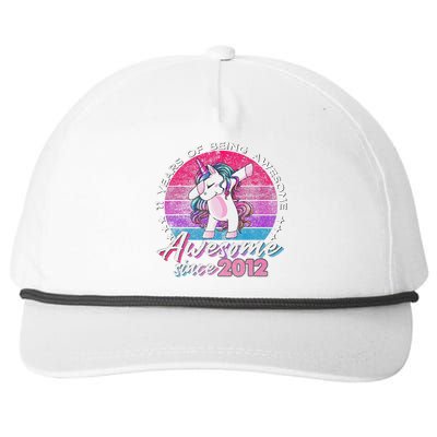 11 Years Old Dabbing Unicorn Gifts 11th Birthday Party Snapback Five-Panel Rope Hat