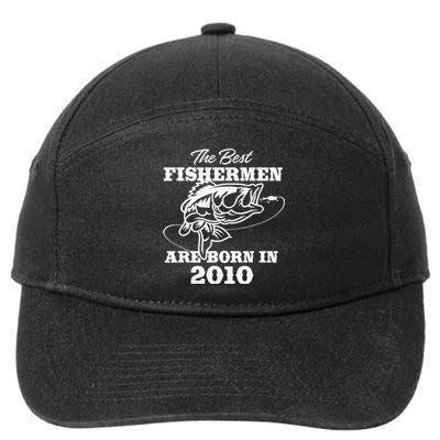 13 Year Old Fisherman: Fishing 2010 13th Birthday 7-Panel Snapback Hat