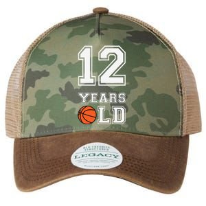 12 Years Old 12th Birthday Basketball Gift For Party Cute Legacy Tie Dye Trucker Hat