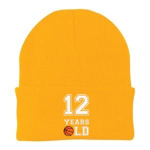 12 Years Old 12th Birthday Basketball Gift For Party Cute Knit Cap Winter Beanie