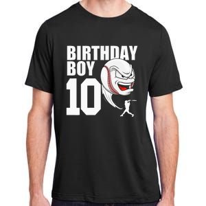 10 Year Old Baseball Birthday Party Theme 10th Gift For Boy Adult ChromaSoft Performance T-Shirt