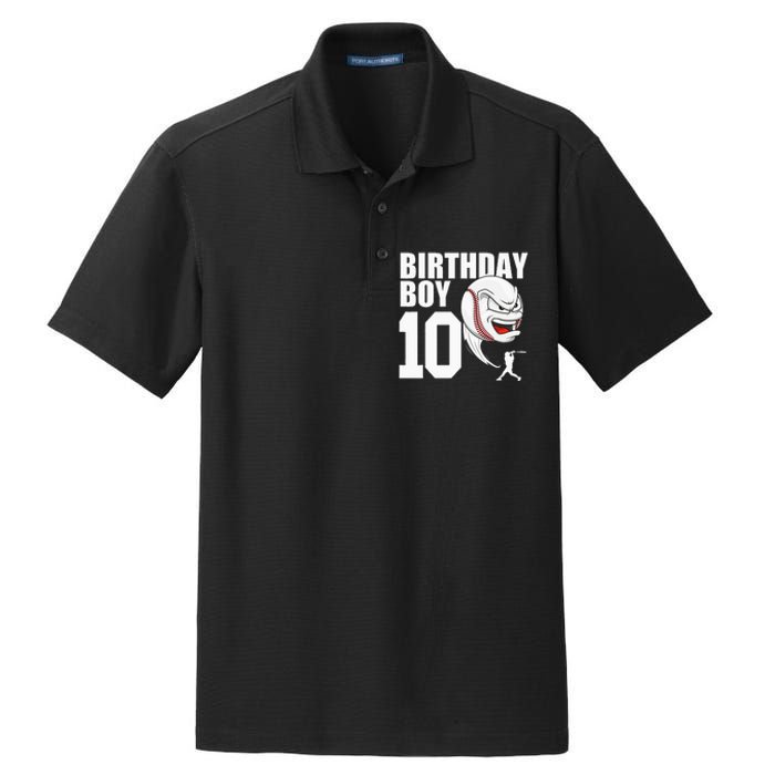 10 Year Old Baseball Birthday Party Theme 10th Gift For Boy Dry Zone Grid Polo