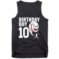 10 Year Old Baseball Birthday Party Theme 10th Gift For Boy Tank Top