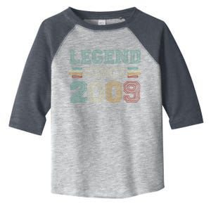 13 Years Old Legend Since 2009 13th Birthday Toddler Fine Jersey T-Shirt