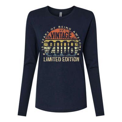 16 Year Old Gifts Vintage 2008 Limited Edition 16th Birthday Womens Cotton Relaxed Long Sleeve T-Shirt