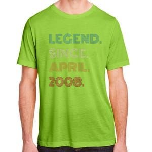 16 Years Old Legend Since April 2008 16th Birthday Adult ChromaSoft Performance T-Shirt