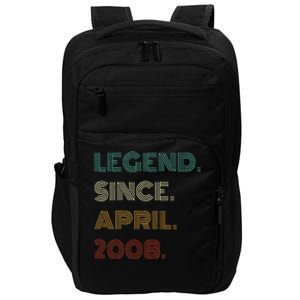 16 Years Old Legend Since April 2008 16th Birthday Impact Tech Backpack