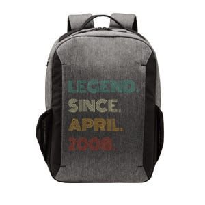 16 Years Old Legend Since April 2008 16th Birthday Vector Backpack