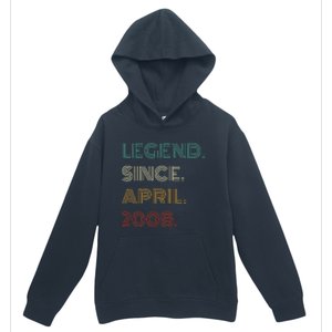 16 Years Old Legend Since April 2008 16th Birthday Urban Pullover Hoodie