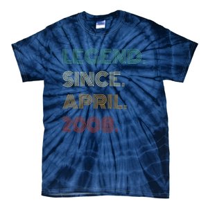 16 Years Old Legend Since April 2008 16th Birthday Tie-Dye T-Shirt