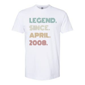 16 Years Old Legend Since April 2008 16th Birthday Softstyle CVC T-Shirt