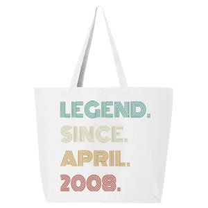 16 Years Old Legend Since April 2008 16th Birthday 25L Jumbo Tote