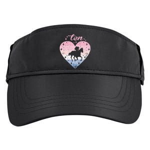 10 Year Old Cute Horse Riding Birthday Adult Drive Performance Visor