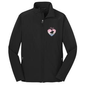 10 Year Old Cute Horse Riding Birthday Core Soft Shell Jacket