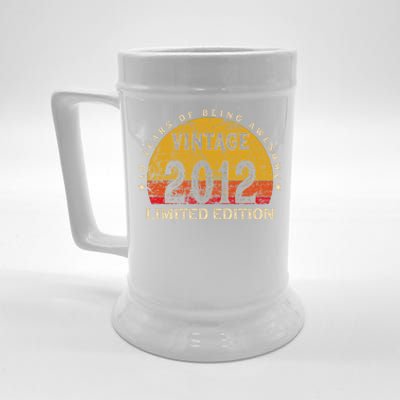 10 Year Old Gifts Retro Vintage 2012 Limited Edition 10th Birthday Beer Stein