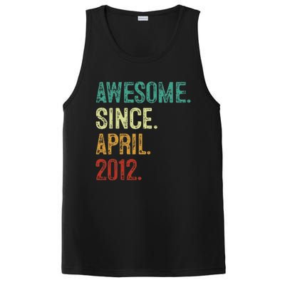 12 Year Old Awesome Since April 2012 12th Birthday PosiCharge Competitor Tank