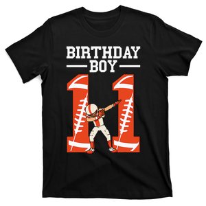 11 Years Old Football Player 11th Football Birthday T-Shirt