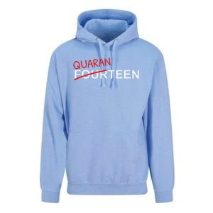 14 Year Old Birthday Ands Quarantine Unisex Surf Hoodie