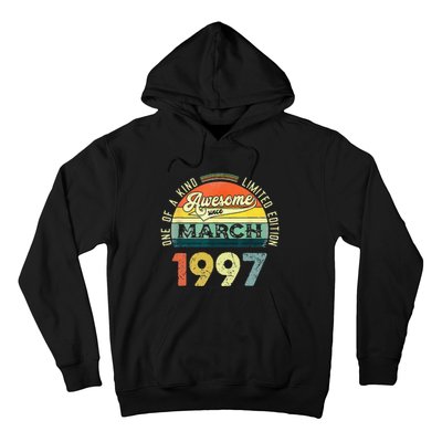 1997 Years Old Vintage 26 March 1997 26th Birthday Hoodie