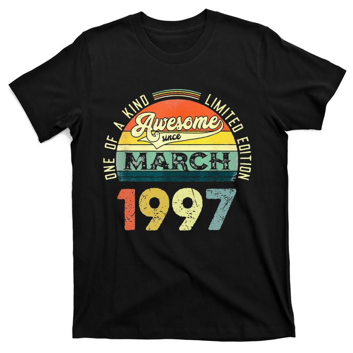 1997 Years Old Vintage 26 March 1997 26th Birthday T-Shirt