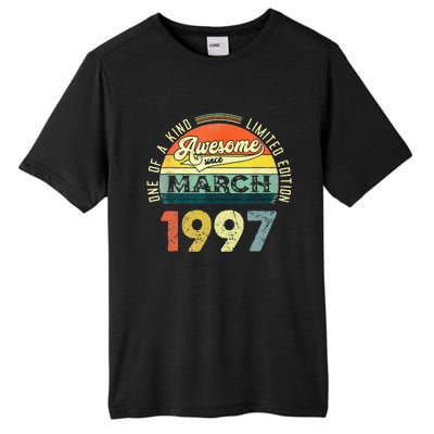 1997 Years Old Vintage 26 March 1997 26th Birthday Tall Fusion ChromaSoft Performance T-Shirt