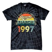 1997 Years Old Vintage 26 March 1997 26th Birthday Tie-Dye T-Shirt