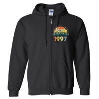 1997 Years Old Vintage 26 March 1997 26th Birthday Full Zip Hoodie