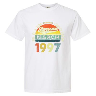 1997 Years Old Vintage 26 March 1997 26th Birthday Garment-Dyed Heavyweight T-Shirt