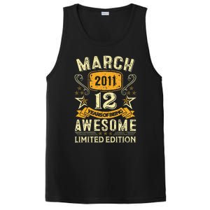 12 Year Old Awesome Since March 2011 12th Birthday Gifts PosiCharge Competitor Tank