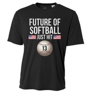 13 Year Old Softball Player Cooling Performance Crew T-Shirt