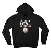 13 Year Old Softball Player Hoodie