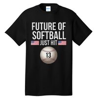 13 Year Old Softball Player Tall T-Shirt