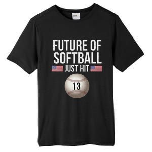 13 Year Old Softball Player Tall Fusion ChromaSoft Performance T-Shirt