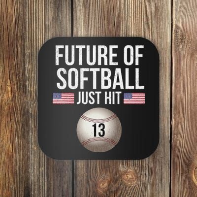 13 Year Old Softball Player Coaster